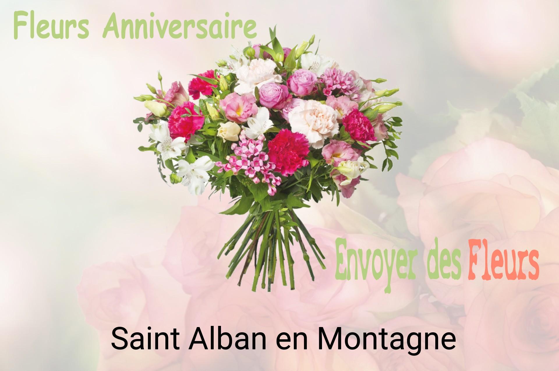 Bouquet de fleurs d’anniversaire livré à Saint-Alban-en-Montagne