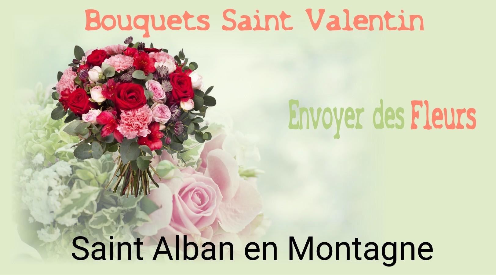 Roses de Saint-Valentin livrées à Saint-Alban-en-Montagne